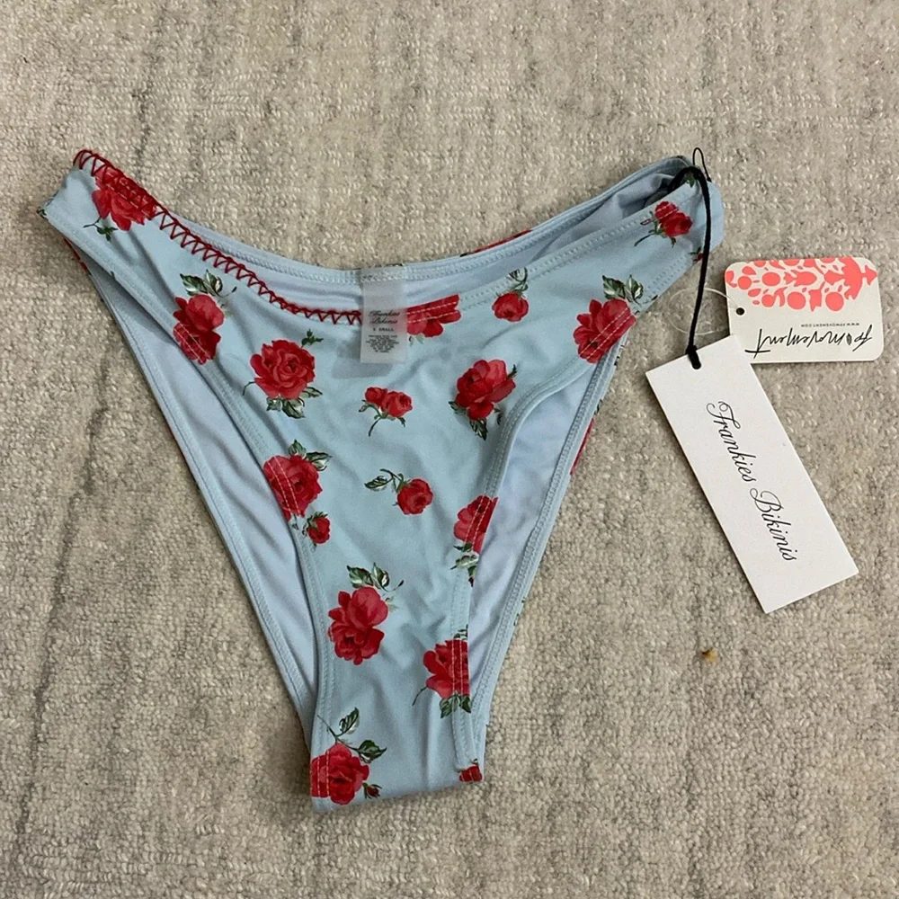 Frankie’s Bikinis Women’s Dove Bikini Bottom. Size XS. NWT